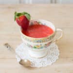 Vanilla Pannacotta with Amaretto Strawberries ⋆ Anne's KitchenAnne's Kitchen
