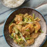 Curry thaï de crevettes sans lait de coco