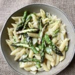 Pâtes aux asperges et parmesan