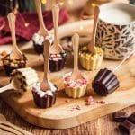 Sucettes de chocolat à tremper