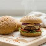 Pain burger sans gluten aux lentilles corail