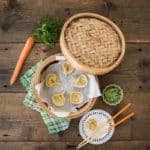 Carrot dumplings with carrot top pesto ⋆ Anne's KitchenAnne's Kitchen