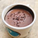 Crèmes dessert au chocolat et tapioca sans oeufs
