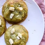 Cookies thé matcha et chocolat blanc
