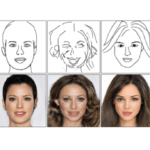 DeepFaceDrawing, une IA qui transforme un simple croquis de visage en portrait photo détaillé