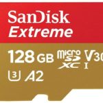 la carte mémoire microSD Extreme 128 Go est à moitié prix sur Amazon