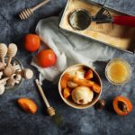 Sherbet à l'abricot et au miel