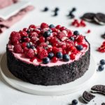 Cheesecake sans cuisson aux fruits rouges