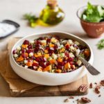 Salade de lentilles à la patate douce rôtie