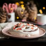 Pavlova aux marrons et pamplemousse