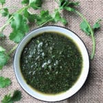 Zhoug ou sauce à la coriandre pour mettre du peps dans votre cuisine