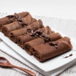 Crêpes au chocolat sans gluten ni lactose