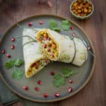 Crispy Chickpea Kathi Roll ⋆Anne's Kitchen