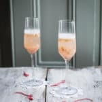 Fizzy Rhubarb Bellini ⋆Anne's Kitchen