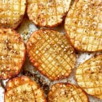 Pommes de terre quadrillées ou pommes de terre croisillons