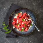 Summery Watermelon Feta Salad ⋆Anne's Kitchen