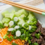Recette Buddha bowl à la viande hachée sans gluten ni lait