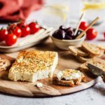 Feta grillée au four - origan et piment d'Espelette