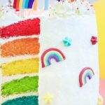 Rainbow cake ou gâteau arc-en-ciel