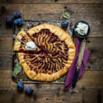Autumn Fruit Galette with seasonal Quetschen ⋆Anne's Kitchen