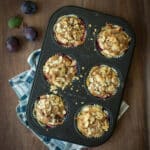 Vanilla Almond Damson Muffins ⋆Anne's Kitchen