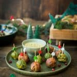 Festive Xmas Baubles with Mustard sauce ⋆Anne's Kitchen