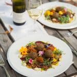 Lentil Falafel with Beetroot Carpaccio by Wern's Mühle ⋆Anne's Kitchen