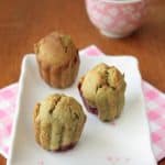 Matcha Green Tea Mini Cakes with Raspberries ⋆Anne's Kitchen