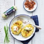 Twice baked potatoes with garlic butter ⋆Anne's Kitchen