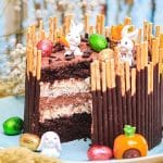 Gâteau de Pâques chocolat noix de coco