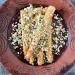 Asperges blanches laquées au miso