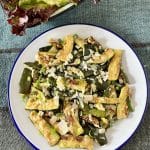 Salade de courgettes rôties au parmesan et au citron