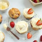 Strawberries and cream cupcakes ⋆Anne's Kitchen