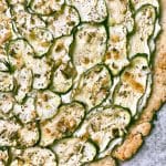 Tarte à la courgette et à la féta (sans moule à tarte)