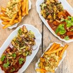 Summery potato salad and loaded fries with egg sauce ⋆Anne's Kitchen