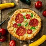 Summery Tomato Courgette Galette ⋆Anne's Kitchen