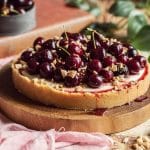 Tarte cheesecake aux cerises - chefNini