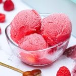 Recette du sorbet framboise maison