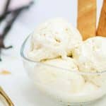 La glace à la vanille