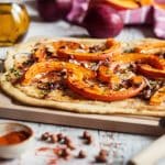Flammekueche (tarte flambée) à la butternut