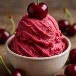 Sorbet à la cerise avec alternative sans sucre et sans sorbetière
