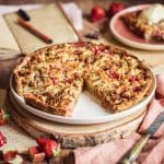 Tarte-crumble fraises/Rhubarbe - chefNini