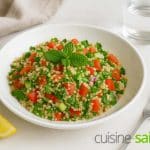 Taboulé au quinoa sans gluten ni lactose
