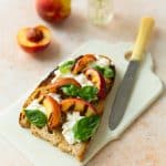 Grilled Peach Toast