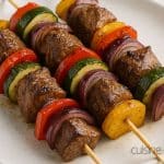 Brochette de bœuf mariné - Blog Cuisine Saine sans gluten sans lactose