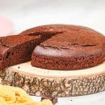 Gâteau au chocolat sans beurre et sans sucre