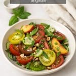 Recette de salade de tomates originale (sans gluten sans lactose)