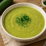 Soupe de courgettes sans gluten ni lactose