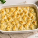Gratin de chou-fleur sans gluten ni lactose