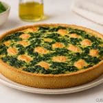 Quiche saumon épinard sans gluten ni lactose